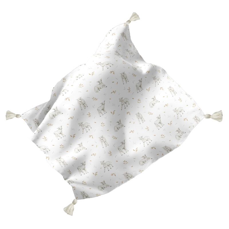 Otulacz 100x100 z chwostami Little sheep