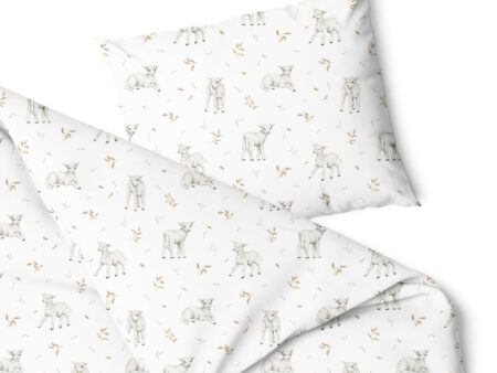 Komplet poszewek 75x65+30x40 Little sheep
