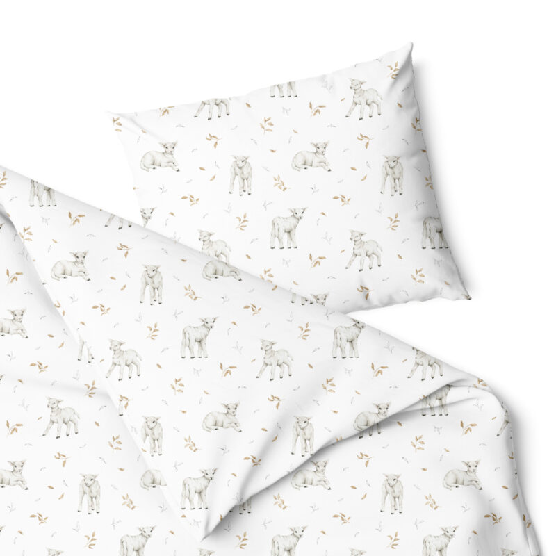 Komplet poszewek 75x65+30x40 Little sheep