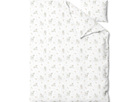 Komplet poszewek 125x110+50x60 Little sheep