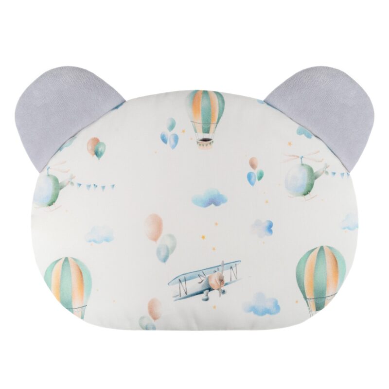 Poduszka miś Balloon jasnoszary