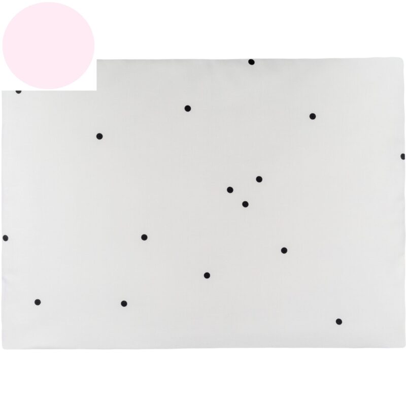 Poduszka 40x60 Dots pudrowy róż