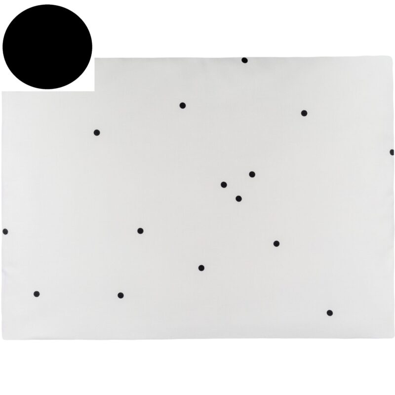 Poduszka 30x40 Dots czarny