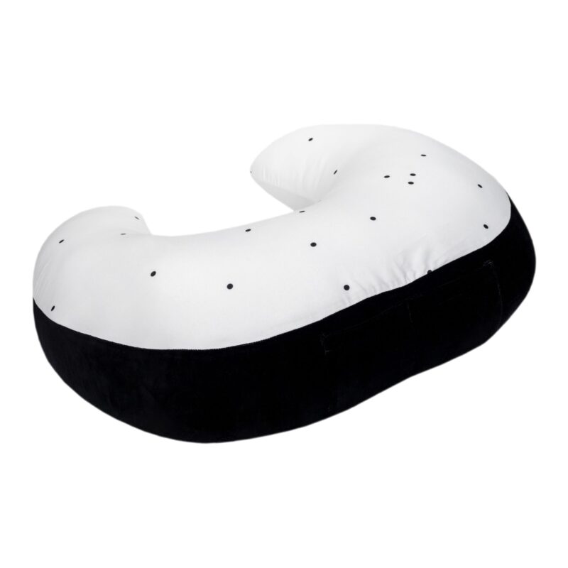 Poszewka na poduszkę do karmienia Dots czarny