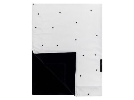 Kocyk 100x75 Dots czarny