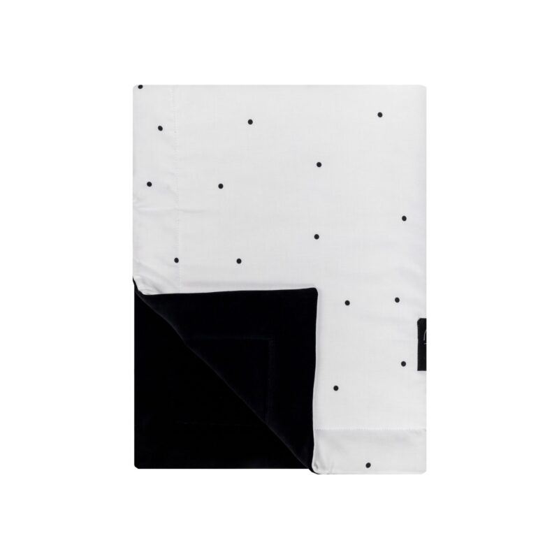 Kocyk 100x75 Dots czarny
