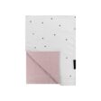 Kocyk 150x100 Dots pudrowy róż