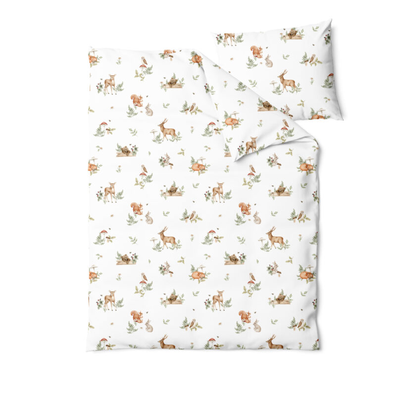Komplet poszewek 125x110+35x55 Woodland Story