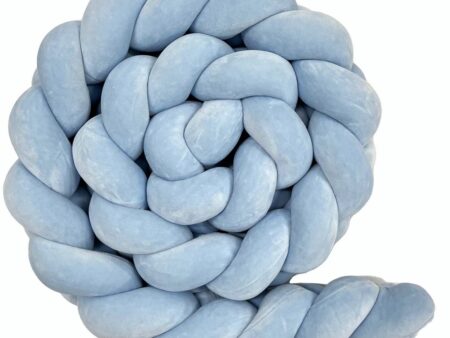 Ochraniacz warkocz kłos 200cm baby blue DOSTĘPNY OD RĘKI