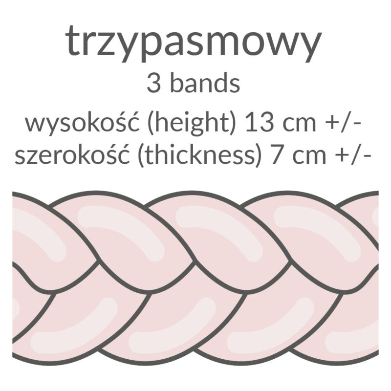 Ochraniacz warkocz 3 pasmowy