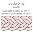 Ochraniacz warkocz podwójny