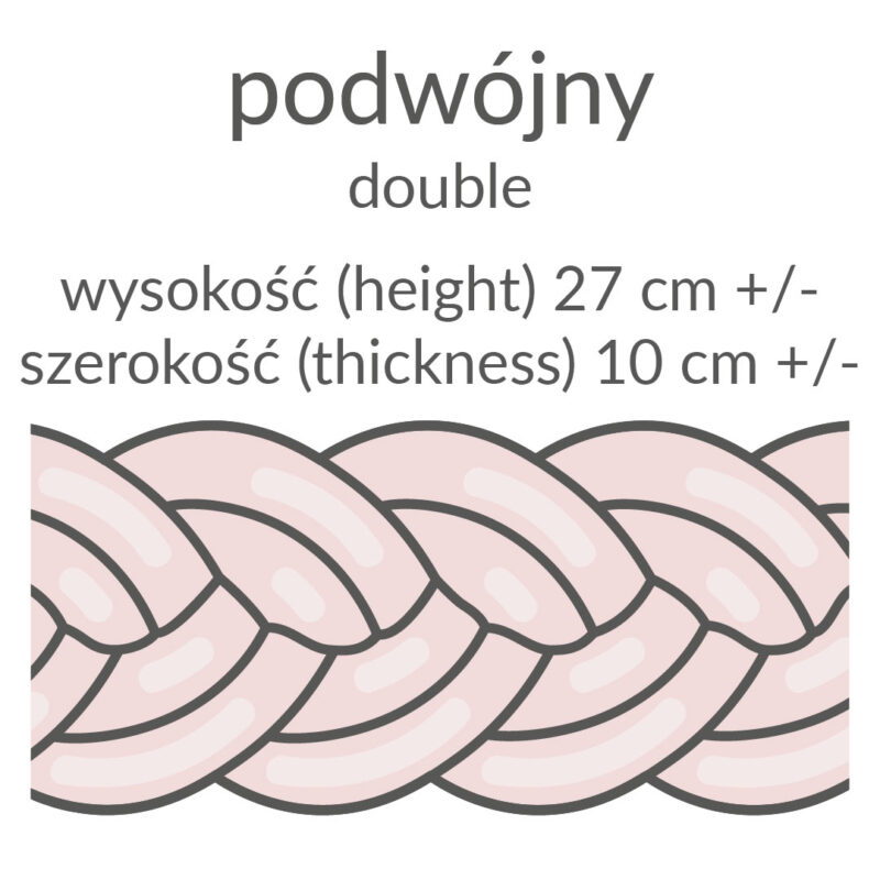 Ochraniacz warkocz podwójny
