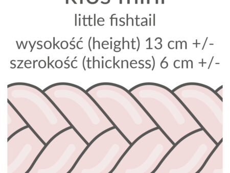 Ochraniacz warkocz kłos mini