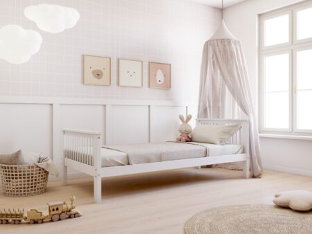 Łóżko Timbee Boho Z z okrągłymi szczebelkami (6)
